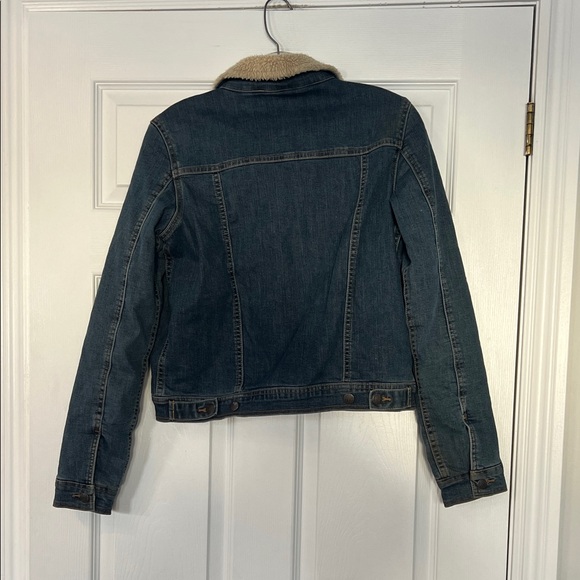 Wrangler Purple and Cream Sherpa-Lined Shirt - Picture 3 of 3